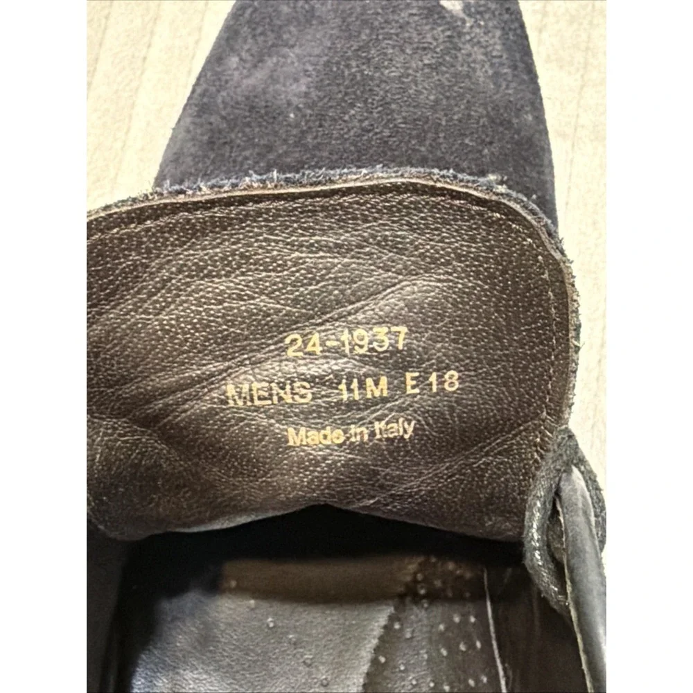 Johnston and Murphy Copeland Chukka blue suede made in italy 11M